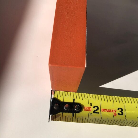 Wooden, Free-standing, Decor "I ❤️ Autumn" W/ truck & pumpkins, appx 3"Hx6"Lx1"D - Picture 3 of 5